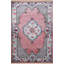 Tapis décoratif rétro à motif rose-1852819373