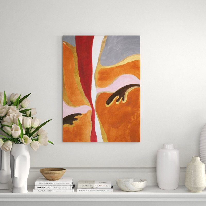 Dancing With You I Painting by Sara Brown, 33" H x 24" W, Glass Coat