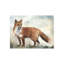Fox In Woods Painting by Michelle Bennett-25706352-25706353