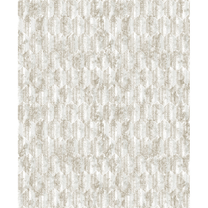 Kendall 33' L x 21" W Wallpaper Roll, Beige