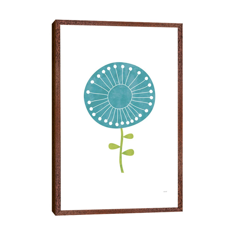 Modern Flowers I by TomasDesign - Floater Frame Gallery-Wrapped Canvas Giclée on Canvas
