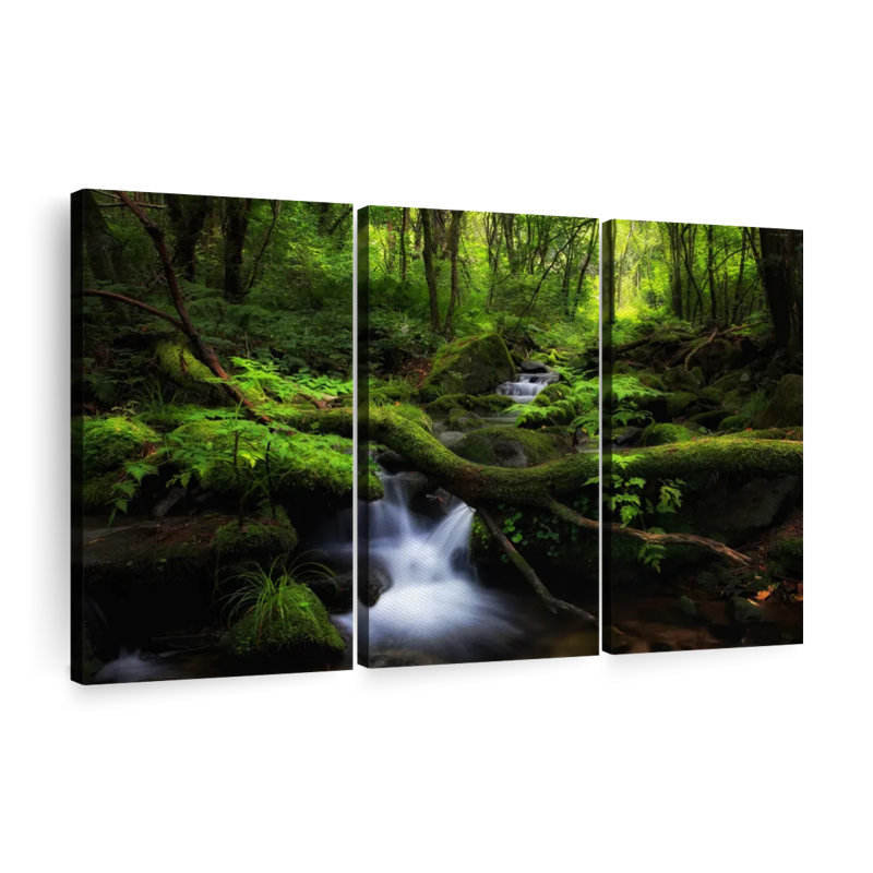 «Sangdong Moss Valley», 3 pièces, H 28 po x l 45 po x P 1,25 po