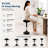 Wobble Stool Standing Desk Stool - 24-34 Inch Height Adjustable Active Sitting Balance Stool -351180727