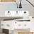 58.25”vanity Desk With Mirror And Charging Station, 8 Drawers And 2 Cabinets-1704558271