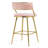 26'' Counter Height Bar Stools Corduroy Kitchen Island Counter Bar Stool With Back Only Chairs, Not Including Tables