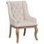 Chaise d'appoint rembourrée (ensemble de 2)
