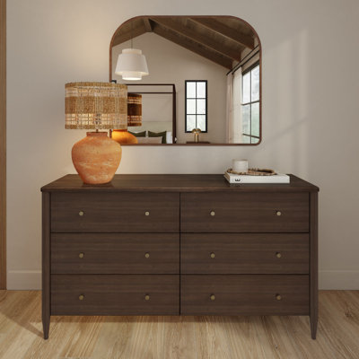 Harbor 6-Drawer Solid Wood Dresser