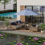 Base de parasol autoportante Ayotunde