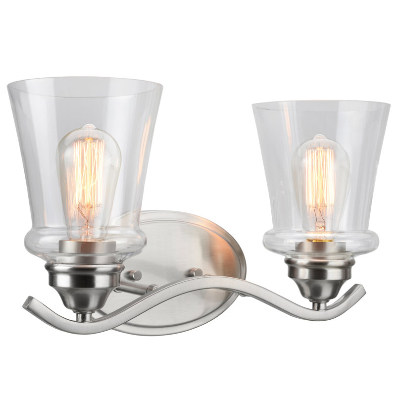Shumpert 2 - Light Dimmable Vanity Light, Satin Nickel