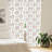 Shabby Floral Semi-Sheer Rod Pocket Curtain Panels-2129312484