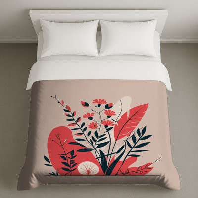 Floral Bedding Nature Duvet Cover Modern