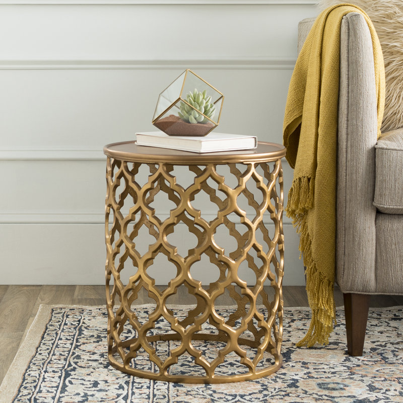 Schick End Table, Tan