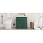Ensemble de meuble-lavabo classique 30 po, à fixation au sol, avec trois tiroirs, dont un tiroir à double couche, avec de longues poignées dorées - parfait pour les petites salles de bain-1231446410