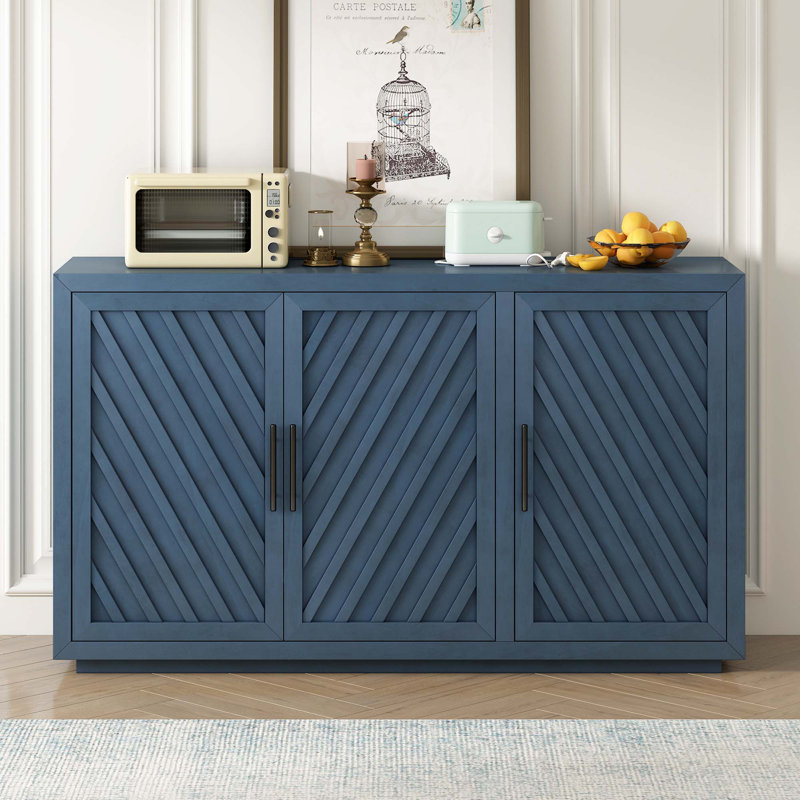 Ritu 60'' Sideboard, Antique Blue