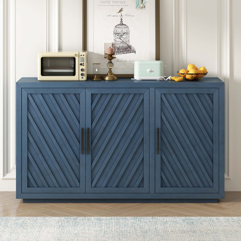 Ritu 60 " W Sideboard, Antique Blue