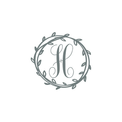 Décalcomanie murale monogramme initial Klar