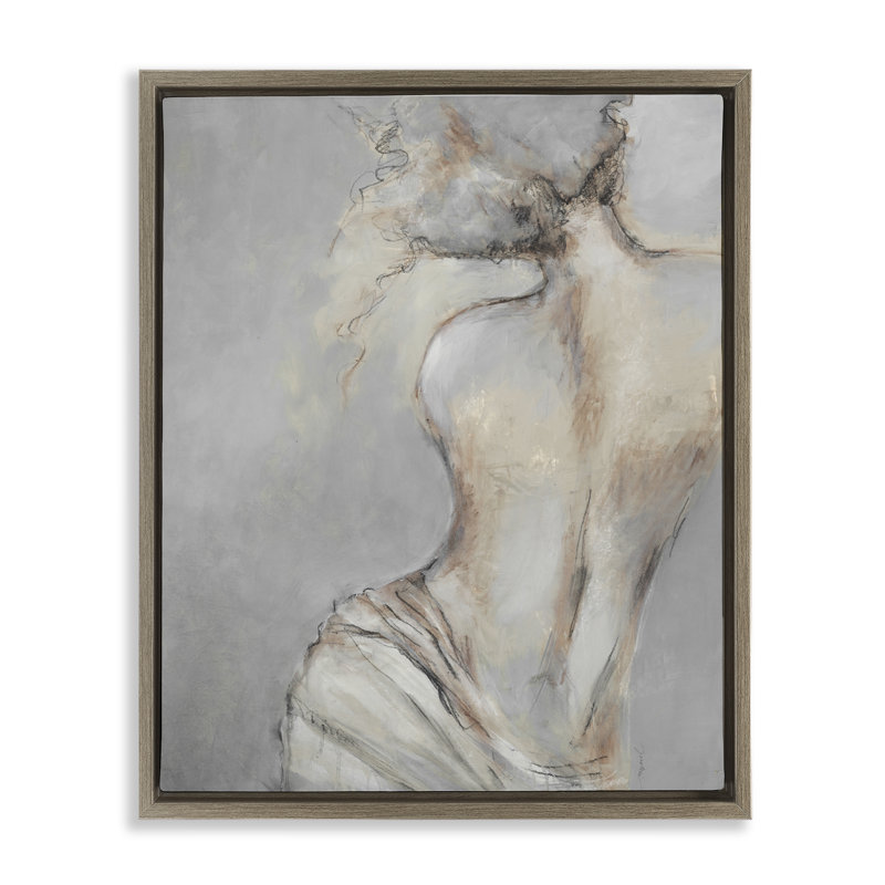Art traditionnel sur toile flottante encadrée, portrait traditionnel baroque brun par Liz Jardine, H 31 po x l 25 po