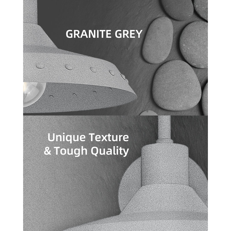 Kaenel Steel Wall Light, Stone Gray