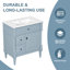 Meuble-lavabo 30 po avec lavabo, gris-bleu-2090415055