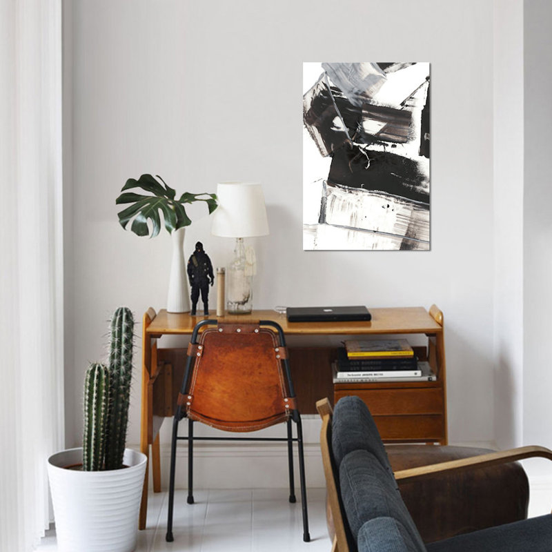 « basculer ii », reproduction sur toile tendue, H 12 po x l 8 po x P 0,75 po, Toile tendue, Pas de tapis
