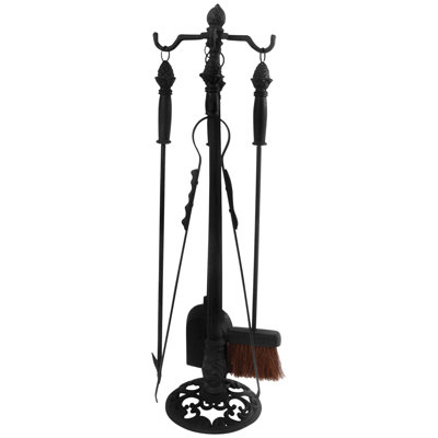 Amher Iron Fireplace Tool Set