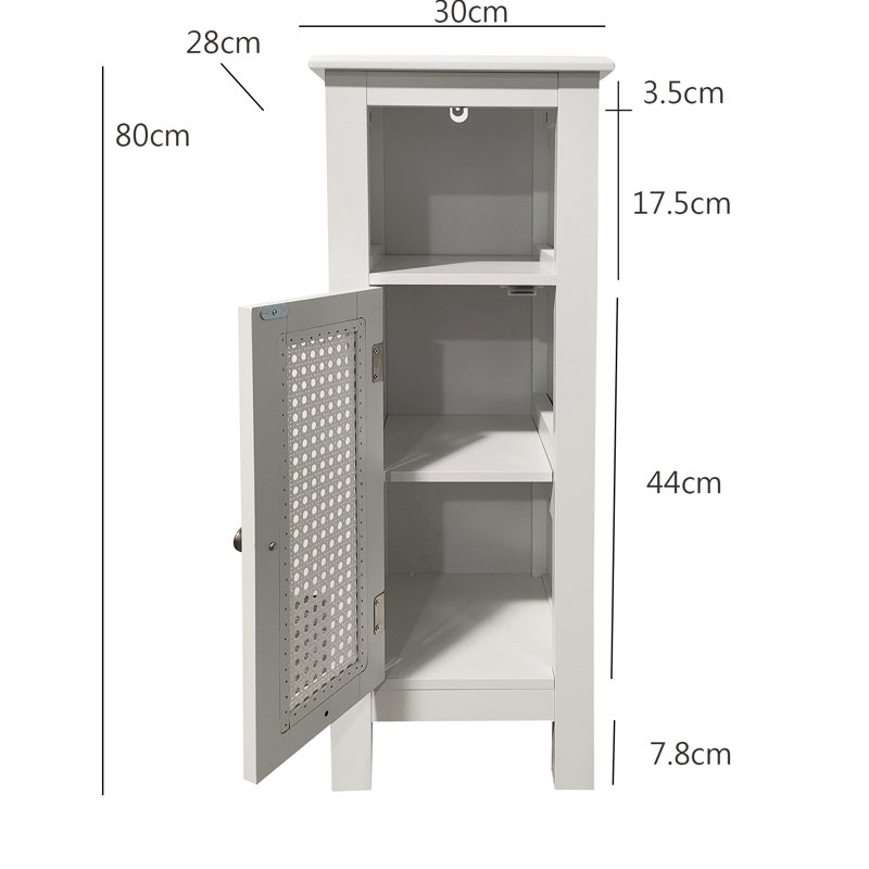 Abdulwali MDF Bathroom Cabinet