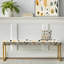 Banc floral rembourré or-1750883606