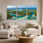«Turquoise Mangrove Lagoon», ensemble d'art sur toile-131252409