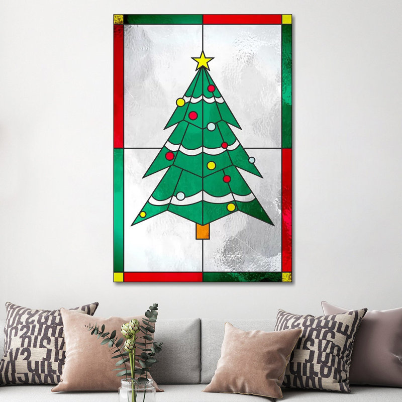 Seasonal Evergreen by 5by5collective - Wrapped Canvas Print, 152.5 cm H x 101.5 cm W