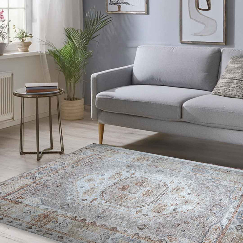 Emerald Empire Antrasit And Beige Area Rug, Rectangle 200 x 300 cm