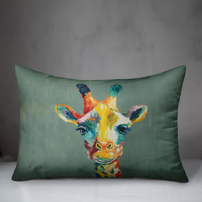 Outdoor Throw Pillow, Green