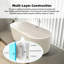 67'' x 31'' Freestanding Soaking Acrylic Bathtub
