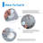 DIY Drain Hole Silicone Sink Mat, 25.6X13.6 Inch Farmhouse Kitchen Sink Protector, Heat Resistant Non-Slip Sink Liner For Stainless Steel Sinks
