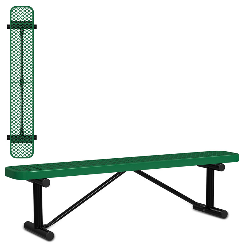 Banc d'extérieur standard Leisure Craft, Vert, L 72 po x P 12 po