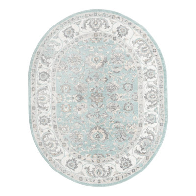 Tapis oriental bleu / gris Hilley