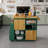 Kitchen Island Cart,Kitchen Bar&Serving Cart Rolling On Wheels With Spice Rack Towel Holder Utility Storage Trolley With Storage Drawers-642699557