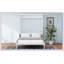 Grand lit escamotable, lit escamotable à armoire de 68 pouces avec bureau combiné parfait pour la chambre d'amis, bureau