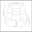 Fauteuil à billes en velours côtelé avec coussin moelleux-130604473