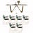 6 - Person Pedestal Dining Set-98550680