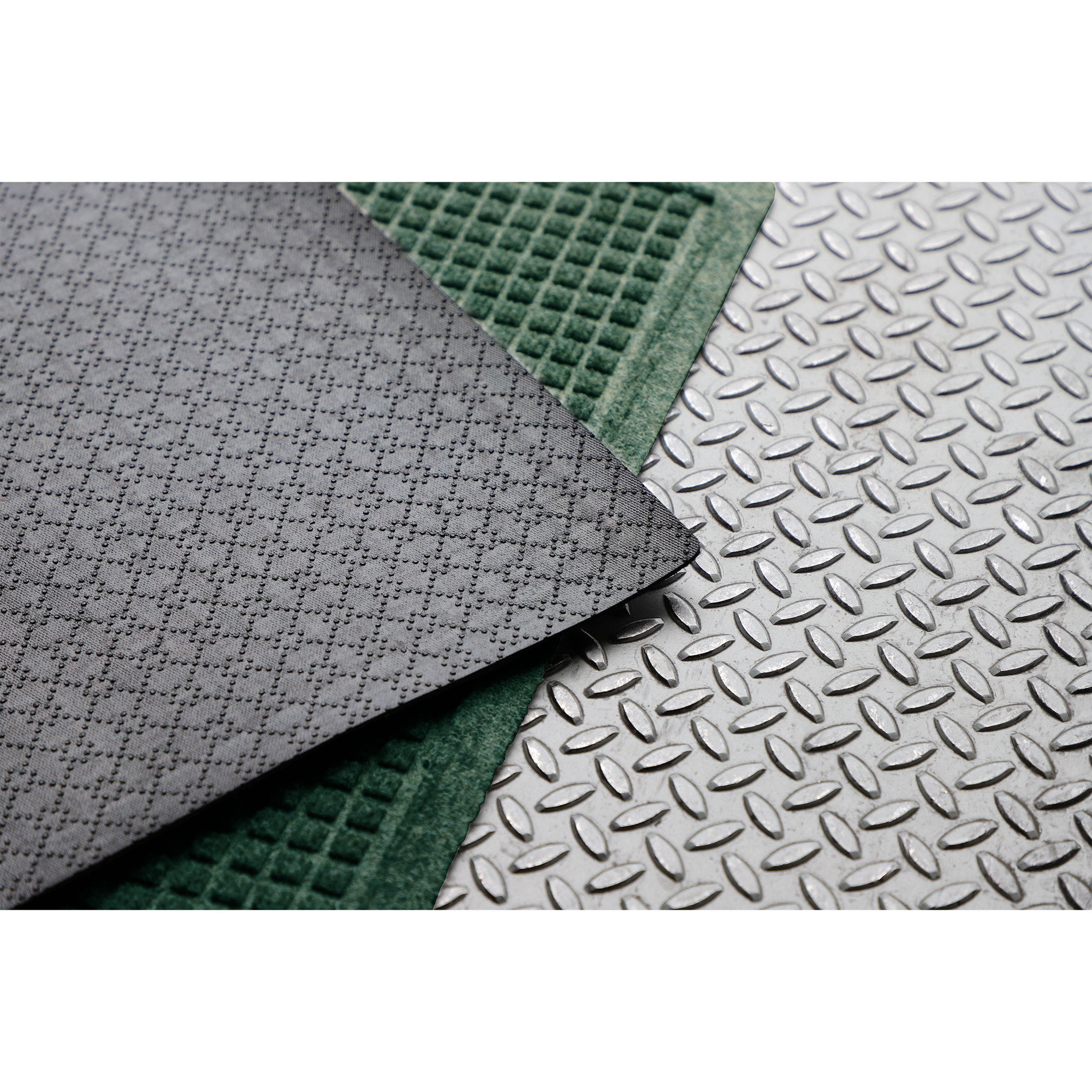 WaterHog Squares Indoor Outdoor Door Mat, Rectangle 2' x 3', Evergreen