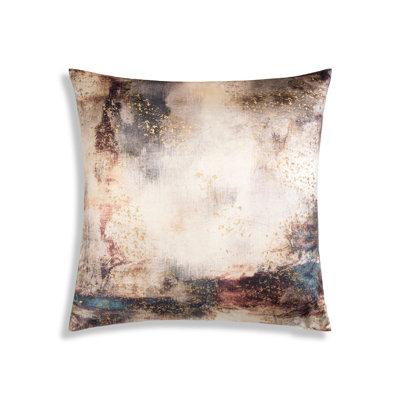 Cloud9 Design Fawn Multicolor Decorative Pillow – Digital Print Velvet Accent Cushion for Sofa, Bed &amp; Lounge Seating