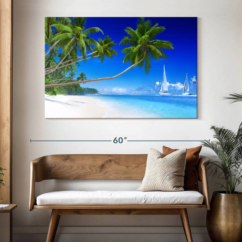 Gillard Seaside Palms, H 34 po x l 51 po