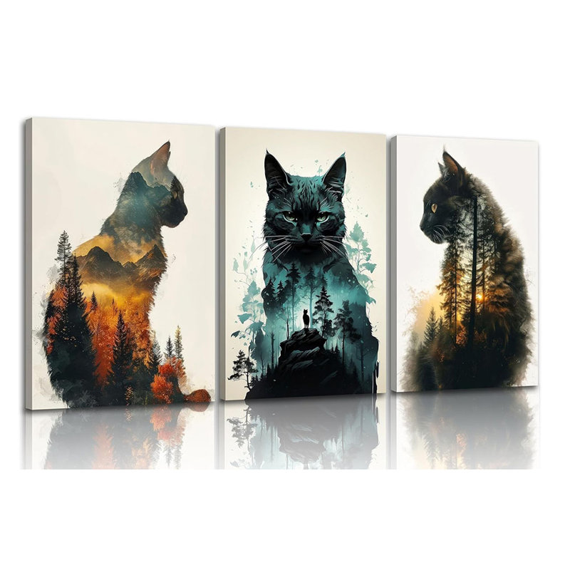 3 Piece Wrapped Canvas Print