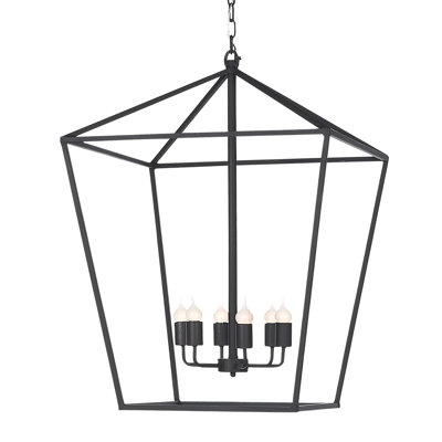 Vegas 6 - Light Lantern Geometric Chandelier