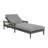 Evalyn Outdoor Metal Chaise Lounge , Cushion Included
