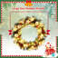 Couronne de Noël illuminée 30 po