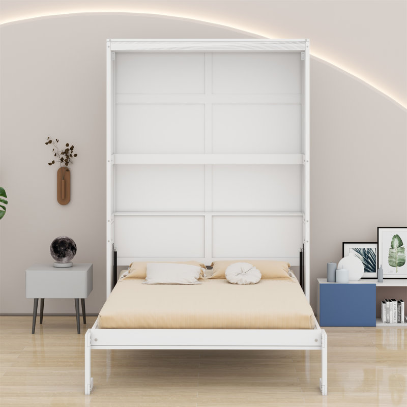 Lit escamotable mural avec tablettes Murphy