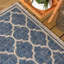 Tapis d'intérieur / extérieur bleu marine / gris Hague Moroccan Trellis-1382344363