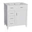 30" Single Bathroom Vanity with Ceramic Top-858868681