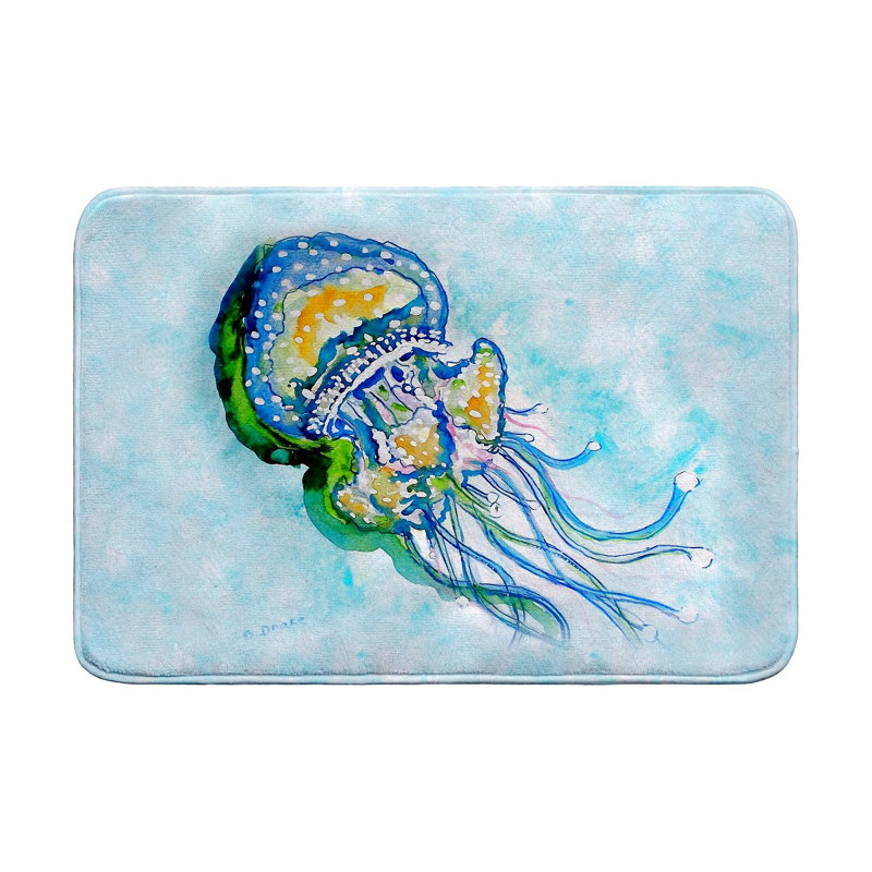 Tapis de bain Jelly Fish, L 36 po x l 24 po
